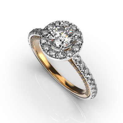 Mixed Metals Diamonds Ring 225371121 from the manufacturer of jewelry LUNET JEWELERY at the price of $4 253 UAH.