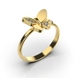 Каблучка з червоного золота, з діамантами 29592421 від виробника ювелірних прикрас LUNET JEWELLERY по ціні  грн: 4