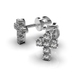 White Gold Diamond Earrings 322821121 from the manufacturer of jewelry LUNET JEWELERY at the price of $829 UAH: 9