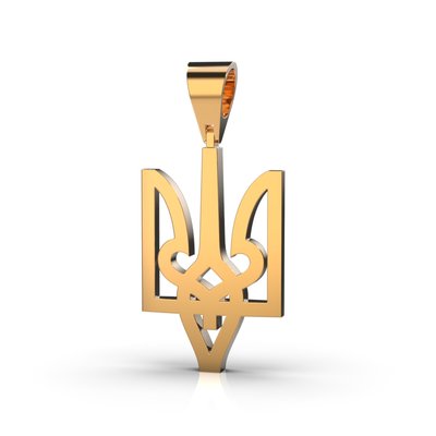 Підвіска "Тризуб" з червоного золота 123682400 від виробника ювелірних прикрас LUNET JEWELLERY по ціні 32 376 грн грн.
