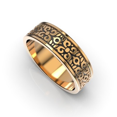 Обручальное кольцо с красного золота, без вставки 211872400 от производителя ювелирных украшений LUNET JEWELLERY по цене 11 808 грн грн.