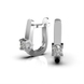 White Gold Diamond Earrings 312171121 from the manufacturer of jewelry LUNET JEWELERY at the price of $720 UAH: 12
