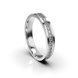 White Gold Diamond Wedding Ring 213091121 from the manufacturer of jewelry LUNET JEWELERY at the price of $848 UAH: 4