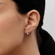 White Gold Diamond Earrings 312171121 from the manufacturer of jewelry LUNET JEWELERY at the price of $720 UAH: 2