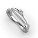 White Gold Diamonds Ring 22631521 from the manufacturer of jewelry LUNET JEWELERY at the price of  UAH: 7
