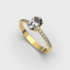 Yellow Gold Diamond Ring 242951621 from the manufacturer of jewelry LUNET JEWELERY at the price of $2 808 UAH: 1