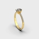 Yellow Gold Diamond Ring 242951621 from the manufacturer of jewelry LUNET JEWELERY at the price of $2 808 UAH: 3