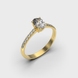 Yellow Gold Diamond Ring 242951621 from the manufacturer of jewelry LUNET JEWELERY at the price of $2 808 UAH: 4