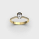 Yellow Gold Diamond Ring 242951621 from the manufacturer of jewelry LUNET JEWELERY at the price of $2 808 UAH: 2