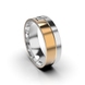 Mixed Metals Diamond Wedding Ring 225931121 from the manufacturer of jewelry LUNET JEWELERY at the price of 22 235 грн UAH: 3