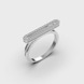 Перстень з білого золота, з діамантами 241071121 від виробника ювелірних прикрас LUNET JEWELLERY по ціні 24 643 грн грн: 4