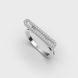 Перстень з білого золота, з діамантами 241071121 від виробника ювелірних прикрас LUNET JEWELLERY по ціні 24 643 грн грн: 1