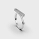 Перстень з білого золота, з діамантами 241071121 від виробника ювелірних прикрас LUNET JEWELLERY по ціні 24 643 грн грн: 3