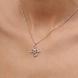 White Gold Diamond «Angel» Pendant 16281121 from the manufacturer of jewelry LUNET JEWELERY at the price of $260 UAH: 3