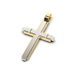 Mixed Metals Cross without Stones 11832400