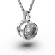 White Gold Diamond Necklace 718911121