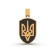 Ukrainian Tryzub Gold Pendant 129512400