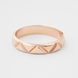 Red Gold Women's wedding ring 242401300 from the manufacturer of jewelry LUNET JEWELERY at the price of $286 UAH: 2