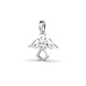 White Gold Diamond «Angel» Pendant 16281121 from the manufacturer of jewelry LUNET JEWELERY at the price of $260 UAH: 12
