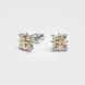 White and Yellow Gold Diamond Earrings 334841121 from the manufacturer of jewelry LUNET JEWELERY at the price of $1 097 UAH: 1