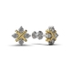 White and Yellow Gold Diamond Earrings 334841121 from the manufacturer of jewelry LUNET JEWELERY at the price of $1 097 UAH: 5