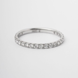 White Gold Diamond Wedding Ring 210451121 from the manufacturer of jewelry LUNET JEWELERY