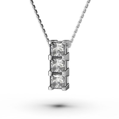 White Gold Diamond Necklace 725311121 from the manufacturer of jewelry LUNET JEWELERY at the price of $1 472 UAH.