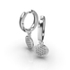White Gold Diamond Earrings 318461121 from the manufacturer of jewelry LUNET JEWELERY at the price of $655 UAH: 5