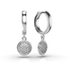 White Gold Diamond Earrings 318461121 from the manufacturer of jewelry LUNET JEWELERY at the price of $655 UAH: 1
