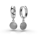 White Gold Diamond Earrings 318461121 from the manufacturer of jewelry LUNET JEWELERY at the price of $655 UAH: 2