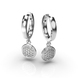 White Gold Diamond Earrings 318461121 from the manufacturer of jewelry LUNET JEWELERY at the price of $655 UAH: 6