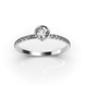 White Gold Diamond Ring 218321121 from the manufacturer of jewelry LUNET JEWELERY at the price of $1 030 UAH: 8