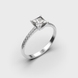 White Gold Diamond Ring 241951121 from the manufacturer of jewelry LUNET JEWELERY at the price of $2 603 UAH: 4