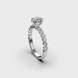 White Gold Diamond Ring 222091121 from the manufacturer of jewelry LUNET JEWELERY at the price of $4 025 UAH: 2
