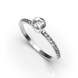 White Gold Diamond Ring 218321121 from the manufacturer of jewelry LUNET JEWELERY at the price of $1 030 UAH: 7