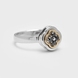 White&Yellow Gold Diamond Ring 234431122 from the manufacturer of jewelry LUNET JEWELERY at the price of $667 UAH: 4