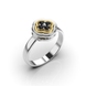 White&Yellow Gold Diamond Ring 234431122 from the manufacturer of jewelry LUNET JEWELERY at the price of $667 UAH: 9