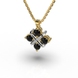 White and Yellow Gold Diamond Necklace 734833122