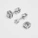Transformer earrings white gold diamond 331981121 from the manufacturer of jewelry LUNET JEWELERY at the price of $910 UAH: 4