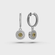White Gold Diamond Earring 342061121