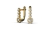 Red Gold Diamond Earrings 36812421