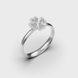 White Gold Diamond Ring 238561121 from the manufacturer of jewelry LUNET JEWELERY at the price of $372 UAH: 5