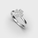 White Gold Diamond Ring 238561121 from the manufacturer of jewelry LUNET JEWELERY at the price of $389 UAH: 1
