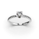 White Gold Diamond Ring 219911121 from the manufacturer of jewelry LUNET JEWELERY at the price of $1 042 UAH: 7