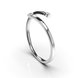 White Gold Diamonds Phalanx ring 28321121 from the manufacturer of jewelry LUNET JEWELERY at the price of $152 UAH: 3