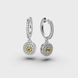 White Gold Diamond Earring 342061121 from the manufacturer of jewelry LUNET JEWELERY at the price of $4 084 UAH: 2