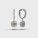 White Gold Diamond Earring 342061121 from the manufacturer of jewelry LUNET JEWELERY at the price of $4 084 UAH: 1