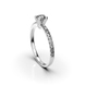 White Gold Diamond Ring 219911121 from the manufacturer of jewelry LUNET JEWELERY at the price of $1 042 UAH: 8