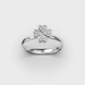 White Gold Diamond Ring 238561121 from the manufacturer of jewelry LUNET JEWELERY at the price of $372 UAH: 3