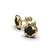 Сережки із жовтого золота, з чорними діамантами 341161622 від виробника ювелірних прикрас LUNET JEWELLERY по ціні 41 366 грн грн: 5